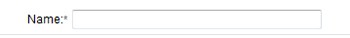 Field Type Single Line Input
