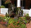 Front porch flowerbed left