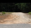 before both sides of driveway 6/14/11